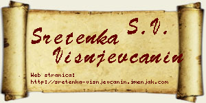 Sretenka Višnjevčanin vizit kartica
